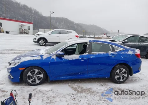 2020 Honda Civic Lx из США, поврежденный, VIN 19XFC2F64LE216499